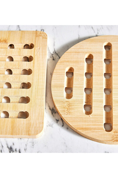 Generic Bamboo Trivet - Set of 2