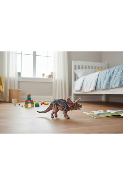 Sunman Dinosaur World Sesli Dinozorlar 24 cm Boynuzlu Baş