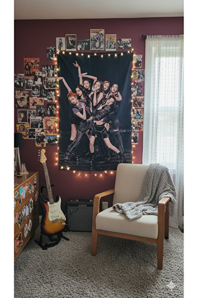 OWLBAG COMPANY OWL BAG Concert Babymonster Tapiserie de perete cu design impr...