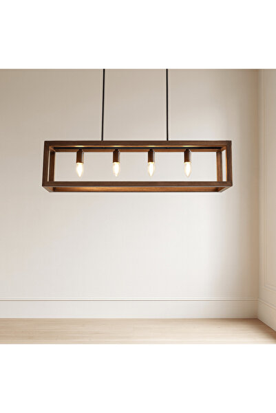 Sagebrook Home ثريا معدنية بأربعة مصابيح مع موزع ضوء شبكي أسود