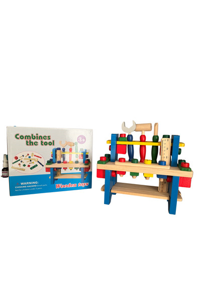 OEM Banc de lucru din lemn pentru copii – Joc de constructie si bricolaj cu s...