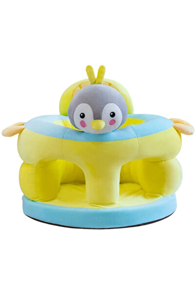 Krista Baby high chair with backrest and footrest - Puisorul Yellow Happy Day