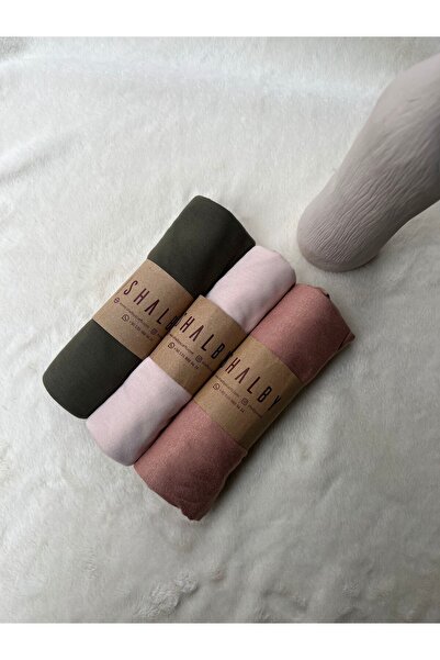 shalby Hijab Combed Cotton Shawl (Set of 3) Jersey Fabric