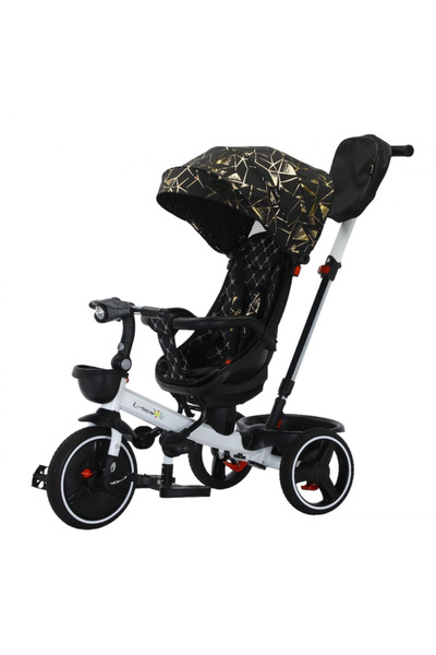 L-Sun Tricicletă muzicală pliabilă cu poziție de somn și scaun reversibil, SL...