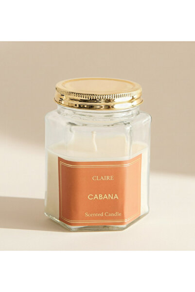 Generic شمعة نينا كلير كابانا هيكسا في برطمان زجاجي - 150 غرام