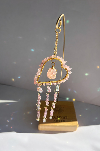 solmyst atelier Sevgililer Günü Hediyesi Masaüstü SunCatcher Güneş Yakalayıcı...