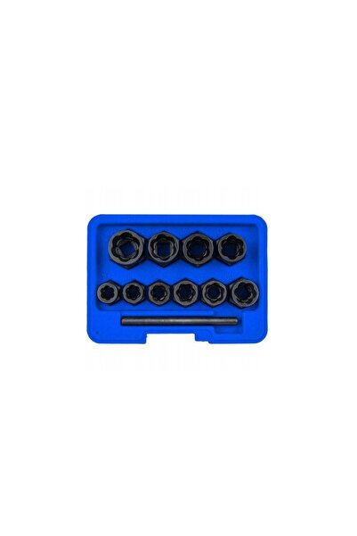 SilverTools Set de 11 chei tubulare pentru șuruburi deteriorate cu lungimea d...