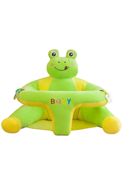 Krista Scaun înalt pentru bebeluși de pluș Baby Animals cu jucării incluse, v...