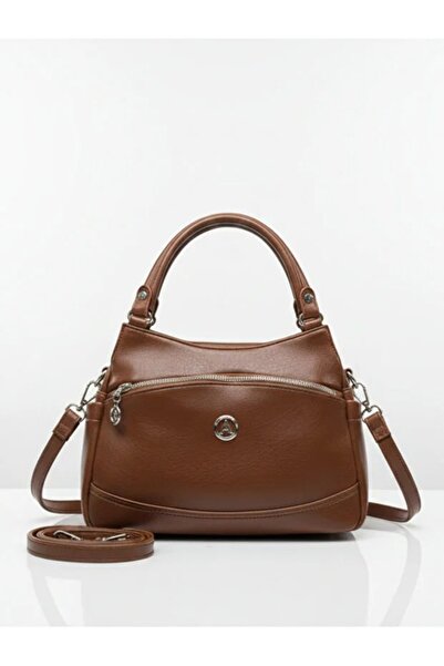 H&D COLLECTİON Soft Leather Very Versatile Medium Size Shoulder and Crossbody...