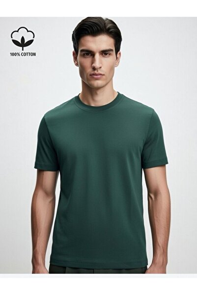 Demente Tricou basic bumbac 100% Standard Fit 0 Gât rotund