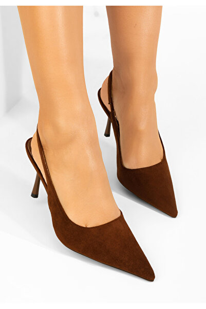 B T Shoes Обувки на ток Karila кафяв