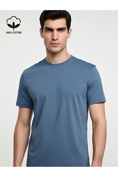 Demente Tricou basic bumbac 100% Standard Fit 0 Gât rotund