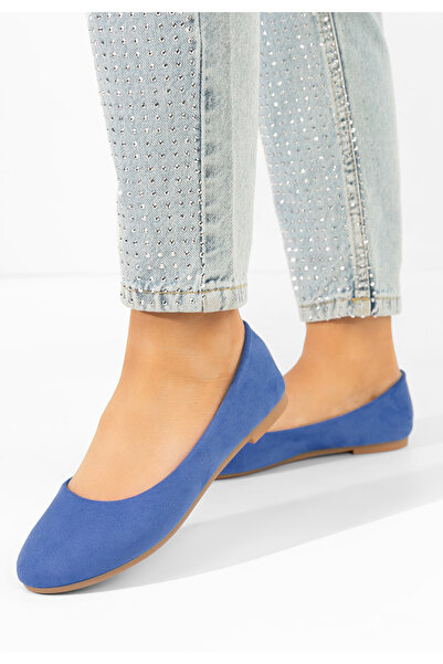 B T Shoes Balerini dama Agappia albastri