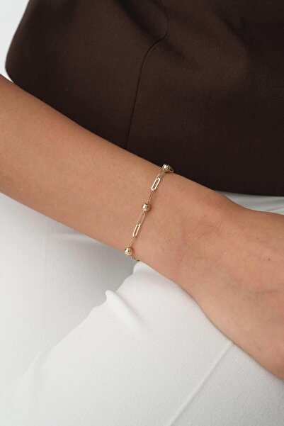 Arpaş 14 Ayar Toplu Altın Ataç Bileklik