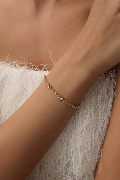 Arpaş 14 Ayar Nazar Altın Bileklik