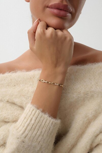 Arpaş 14 Ayar Taşlı Altın Ataç Bileklik