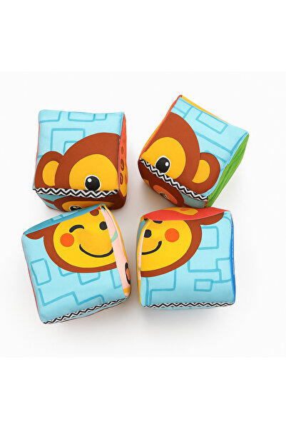 Jusso مجموعة مكعبات من 4 قطع