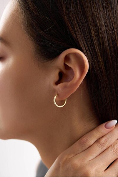 Arpaş 14 Ayar Altın Halka Küpe