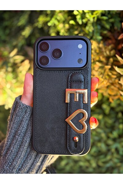 daystar İPhone 17 Pro Max ile Uyumlu Kişiye Özel Harfli Telefon Kılıfı 2 adet charm ile gönderim sağlanır