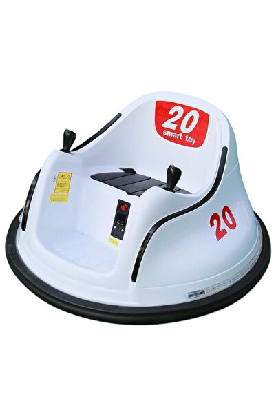 Leno سيارة كهربائية للأطفال بزاوية 360 درجة مع موسيقى لمزيد من المرح، لون أبي...