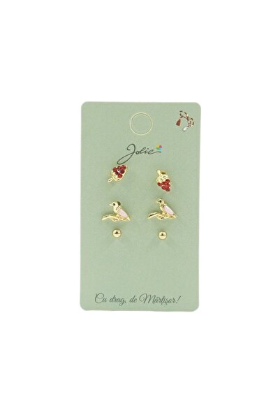 JOLIE Set of 3 Pairs of Earrings