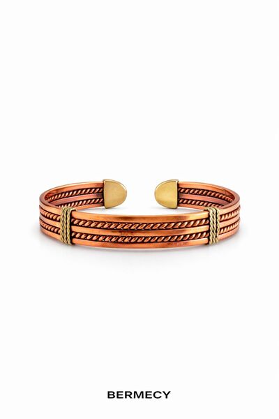 Bermecy Copper Crest |   Copper Bracelet Pure 100% Magnetic Field Protection ...