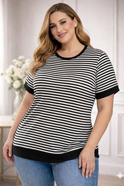 Vinola BÜYÜK BEDEN YÜKSEK KALİTE RAHAT KESİM VİSKON PENYE KUMAŞ BLUZ