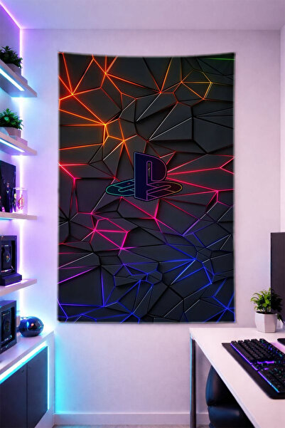 Reyhani Psp-4 Vertical Wall Covering Shiny Quality Fabric Room Decor Tapestry...