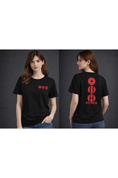 puolikuu Tricou oversize imprimat Arirang World Tour BTS