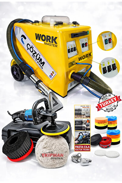 WORKMASTER 10-5 PRO Premium 3 Motorlu Halı Yıkama Makinesi ve Koltuk Yıkama M...