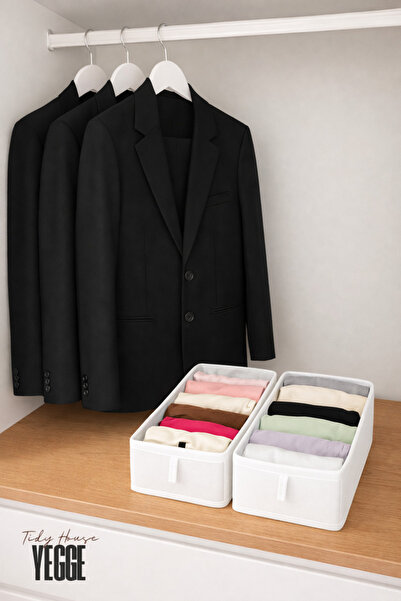 YEGGE 2 органайзера за чекмеджета и шкафове, органайзери за рафтове, 40x18x10...