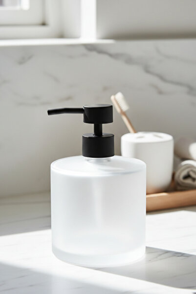 Sevinse Home SOLEA Dozator de săpun lichid din sticlă mată