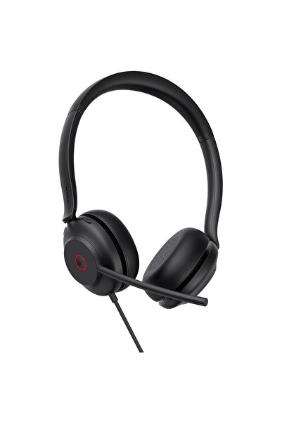 Yealink سماعات أذن UH35 DUAL UC مع كابل USB-C/A وميكروفون