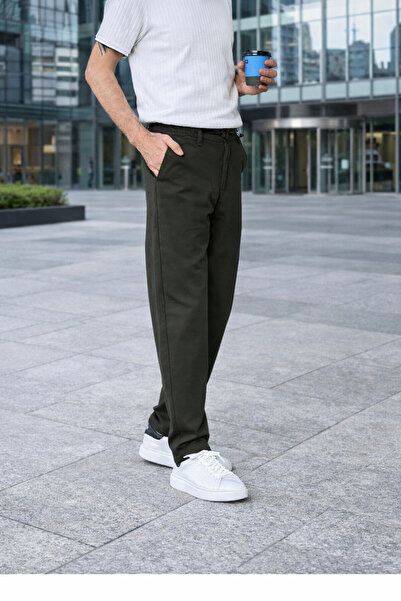 wamoss Micro Drawstring Casual Trousers 2026