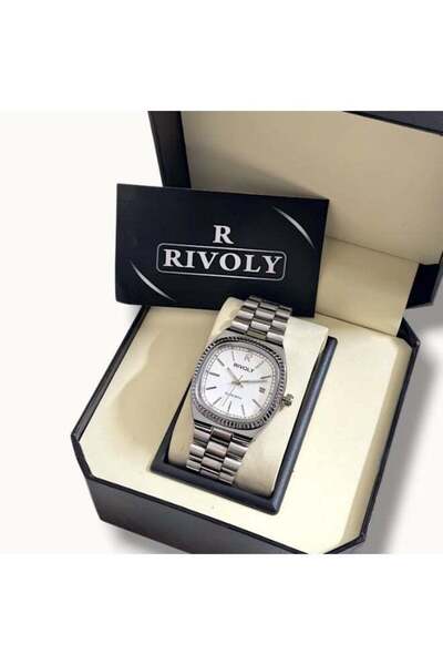 RİVOLİ Men's Stainless Steel Watch with Analog Display
