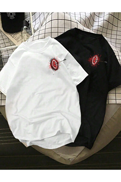 SUNFREE Tricou cu mânecă scurtă, cu decolteu tip crew, imprimat SPECIAL DE ZI...