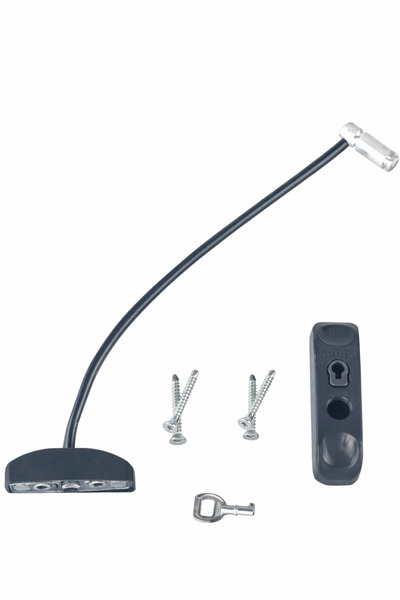 Kidmix DoğalPen Pencere Pimapen Kilidi Halatlı Anahtarlı Emniyet Antrasit Güv...