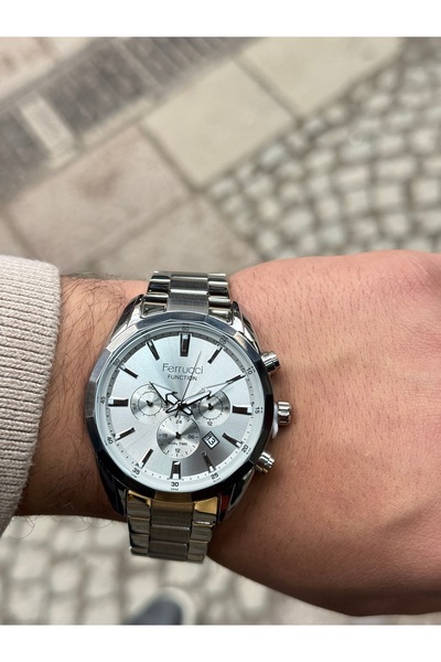 Ferrucci ساعة يد رجالية 3 ايه تي ام بتصميم أنيق