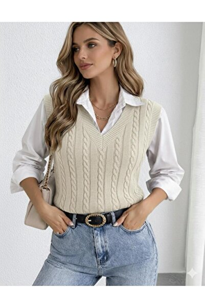 moda mh Women's Cable Knit Sweater