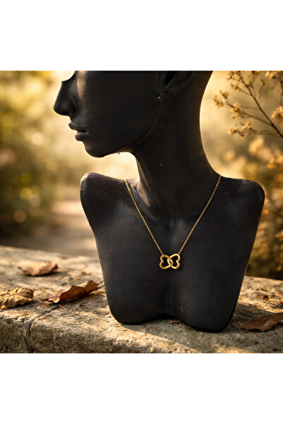 ADENLİNA Çelik aşk düğümü kolye