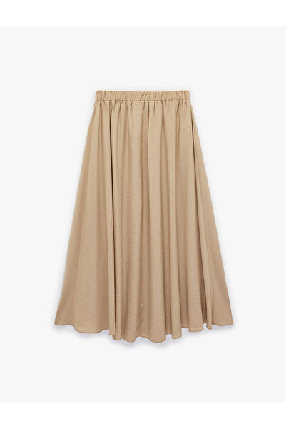 Koton Γυναικεία φούστα από μείγμα μοντάλ και βιζόν 6SAK70001UW