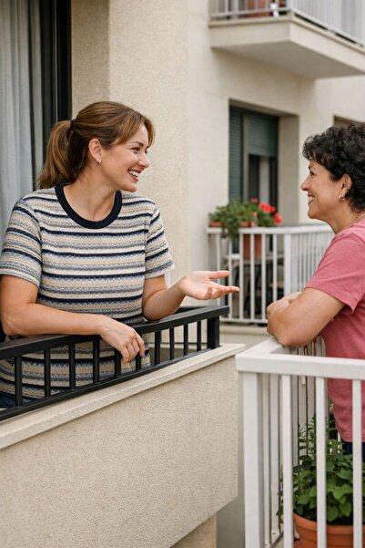 YONCA OUTLET Unisex μπλουζάκι με πολύχρωμα ριγέ σχέδια και κοντό μανίκι με λα...