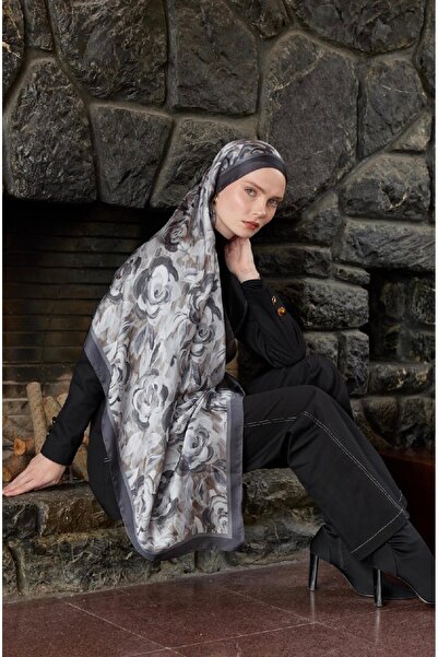 İpekhan Winter Bloom Hint İpeği Şal 5014