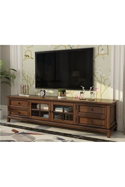 Masifart Susesi Çekmeceli Masif Ağaç Tv Ünitesi