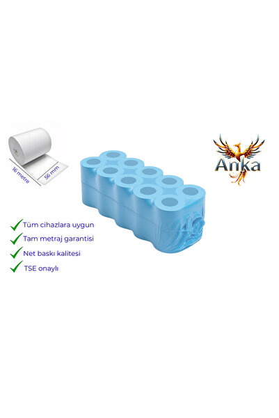 Anka 56x16 Termal Pos Rulosu 10'lu Paket