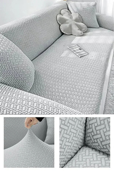 ABEX Seat Cover Brick Pattern Armchair Cover Flexible Washable 3 Seater One P...