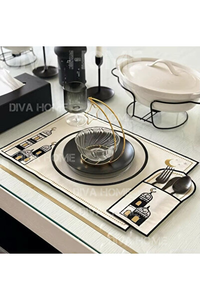 Diva Home Ramadan Themed 6-Person 18-Piece American Service Set