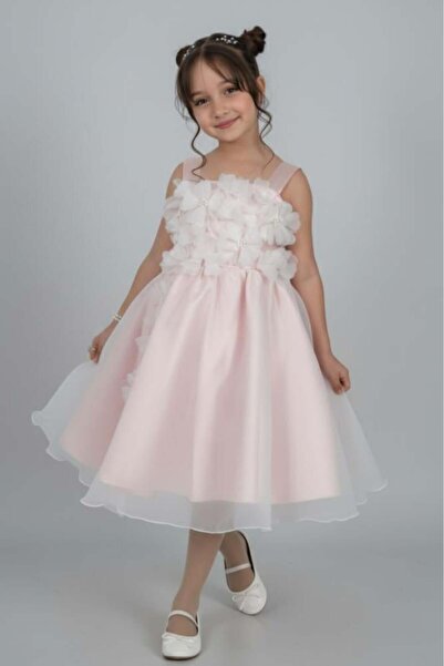 Alesaei-mondo tondo فستان بناتي سهرات اورجينزا S01166