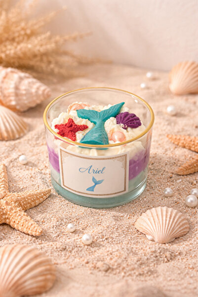 Candle شمعة معطرة – شموع -مستوحاة من حورية البحر – – مناسبة للهدايا- شموع ديك...