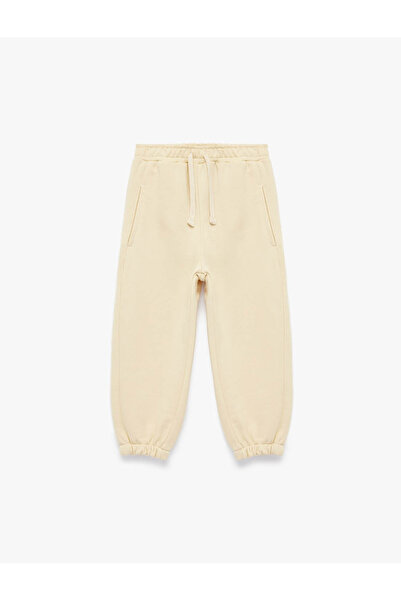 Koton Double Pocket Beige Baby Boy Sweatpants 6Smb40056Tk